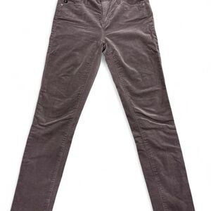 AG Adriano Goldschmied Stevie Ankle Velvet Jeans 25R Ash Purple Anthropologie